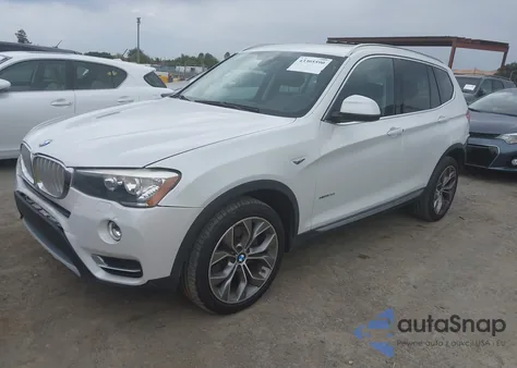 2016 BMW X3 xDrive28I z USA, uszkodzony, nr VIN 5UXWX9C52G0D68791